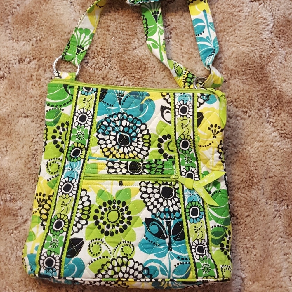 Vera Bradley lime's up purse